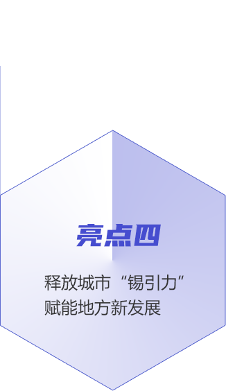 亮點(diǎn)四：釋放城市“錫引力” 賦能地方新發(fā)展